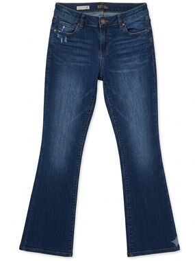KUT From The Kloth Dark Wash Baby Bootcut Jeans Stretch Denim Classic Fit 6P